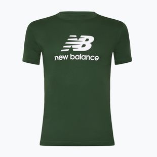 Pánske tričko New Balance Stacked Logo night watch green