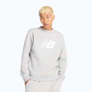 Pánska mikina New Balance Sport Core Brushed Crew reflection/white/light arctic grey