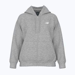 Dámska mikina New Balance Fleece Logo Full Zip athletic grey