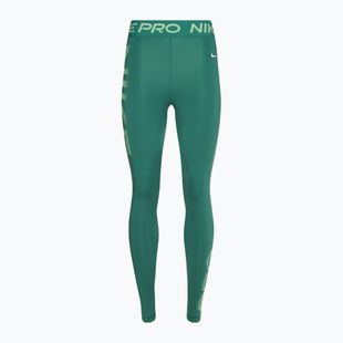 Dámske tréningové legíny Nike Pro Dri-FIT Mid-Rise 7/8 Graphic bicoastal/vapour green/white