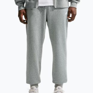 Pánske nohavice Nike Club French Terry Joggers dark grey heather/light smoke grey/white