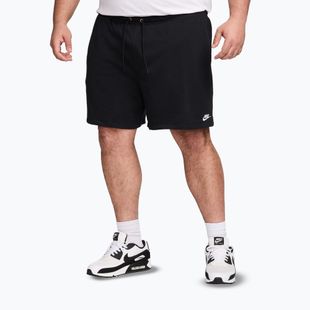 Pánske šortky Nike Club French Terry Flow black/black/white