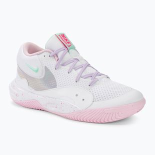 Dámska volejbalová obuv Nike Hyperquick Court Flight SE white/pink/violet mist/mint foam