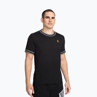 Pánske tenisové tričko Nike Court Heritage black/white