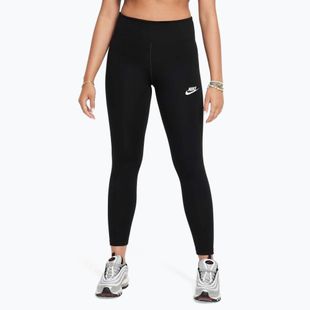Detské legíny Nike Sportswear Classic High-Waisted black/white