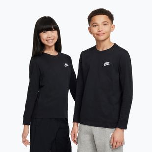 Detské tričko longsleeve Nike Sportswear black