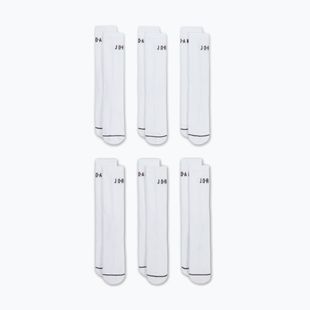 Ponožky Nike Jordan Everyday Crew 6 párov white/gym red/black