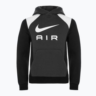 Detská mikina Nike Air s kapucňou antracit/čierna/biela/biela