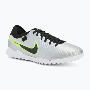 Pánske kopačky Nike Tiempo Legend 10 Pro TF metallic silver/volt/black