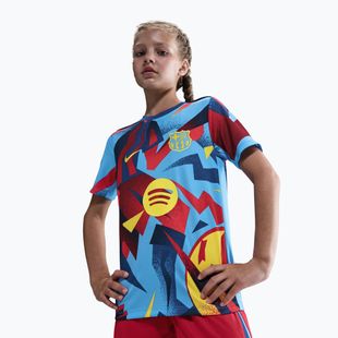 Detský futbalový dres Nike FC Barcelona Academy Pro SE Pre-Match Jr university blue/opti yellow