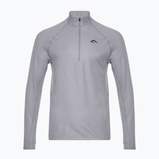 Pánska bežecká mikina Nike Trail Dri-Fit 1/2 Zip cement šedá/čierna