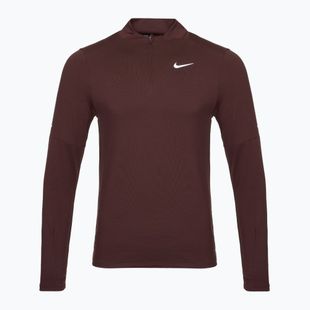 Pánske bežecké tričko s dlhým rukávom Nike Dri-FIT Element 1/2-Zip burgundy crush