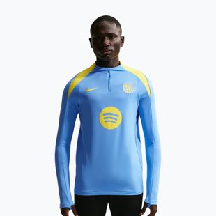 Pánsky futbalový dres longsleeve Nike FC Barcelona Strike Fourth Knit Drill Top university blue/opti yellow