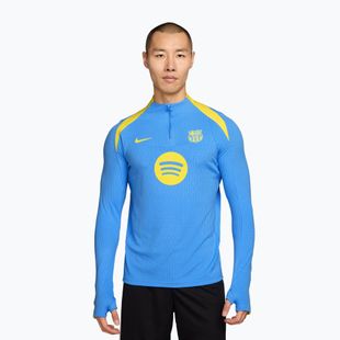 Pánsky futbalový dres longsleeve Nike FC Barcelona Strike Elite SE Drill Top university blue/opti yellow/opti yellow