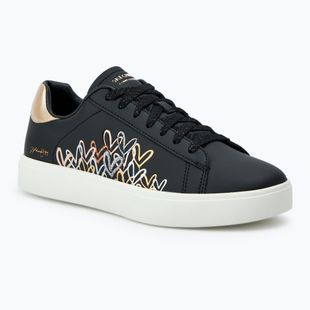 Dámske topánky SKECHERS JGoldcrown Eden LX Gleaming Hearts black/mulitcolor