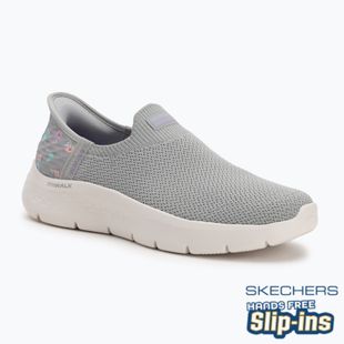 Dámske topánky SKECHERS Go Walk Flex Sunset Rose gray/lavender
