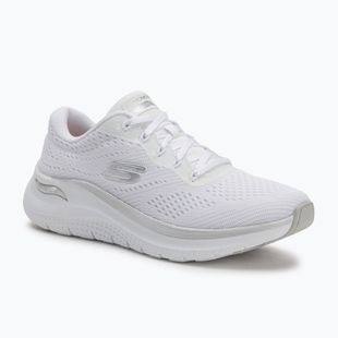Dámske topánky SKECHERS Arch Fit 2.0 Glow The Distance white/silver