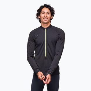 Pánske bežecké tričko Longsleeve HOKA BaseZip LS black