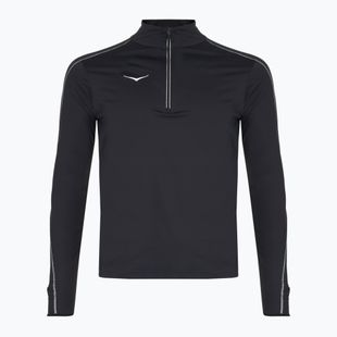 Pánska bežecká mikina HOKA GlideTech Quarter Zip black