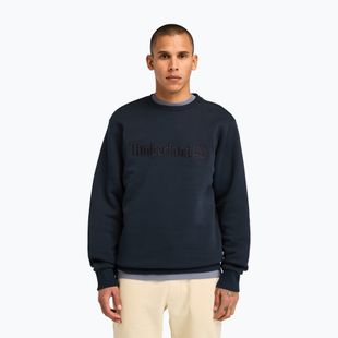 Pánska mikina Timberland s výšivkou Tonal Crew Neck dark sapphire