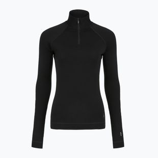 Dámská termoregulační mikina Smartwool Classic Thermal Merino Base Layer 1/4 Zip Boxed black