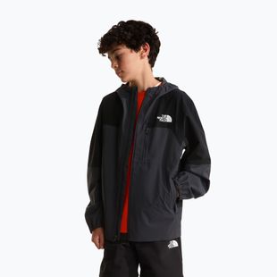 Detská nepremokavá bunda The North Face Teen Hike Packable Shell tnf black/asphalt grey