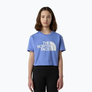 Detské tričko The North Face Crop Easy Tee virtual blue