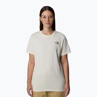 Dámske tričko The North Face Box Nse Relaxed Tee white dune/latt