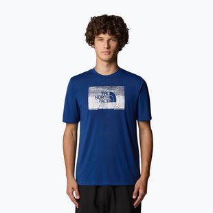 Pánske tričko The North Face Foundation Abstract Graphic Tee estate blue
