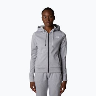 Dámska mikina The North Face Reaxion Fleece Full Zip Hoodie tnf light grey heather