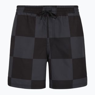 Pánske šortky Vans Primary Checkerboard Elastic Boardshort black/asphalt