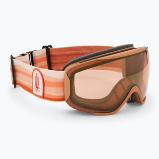 Lyžiarske okuliare Smith Moment mirage/chromapop pro photochromic gold mirror