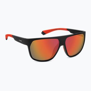 Pánske slnečné okuliare Polaroid PLD 7053/S matte black red/red multilayer polarized