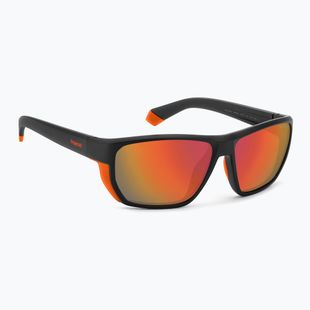 Pánske slnečné okuliare Polaroid PLD 7057/S matte black orange/red multilayer polarized