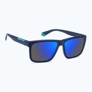 Pánske slnečné okuliare Polaroid PLD 2164/S matte blue/blue mirror polarized