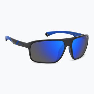 Pánske slnečné okuliare Polaroid PLD 7058/S matte black blue/blue mirror polarized hc