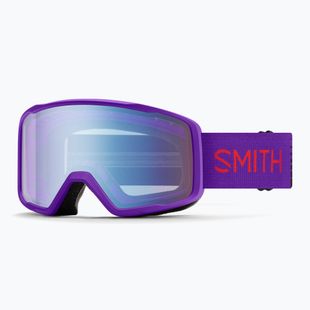 Lyžiarske okuliare Smith Tribute S1 fresh purple/blue sensor mirror antifog