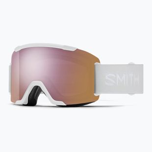 Lyžiarske okuliare Smith Squad S2 white vapor/chromapop everyday rose gold mirror