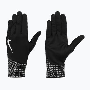 Pánske bežecké rukavice Nike Pacer Lightweight RG Reflective black/silver