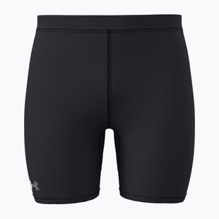Pánske bežecké legíny Under Armour Launch Half Tights black/black/metallic silver