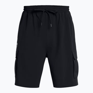 Pánske tréningové šortky Under Armour Vibe Woven Cargo black/white