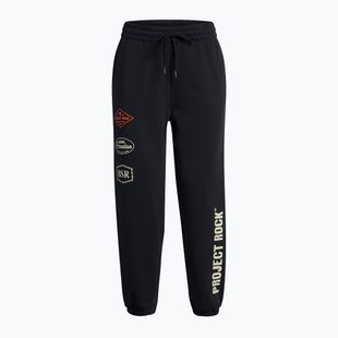 Dámske tréningové nohavice Under Armour Project Rock HWT Pnt black/silt