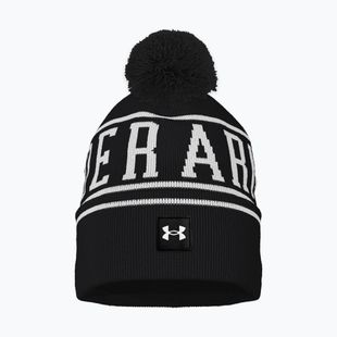Zimná čiapka Under Armour Halftime Pom Beanie black/white/white