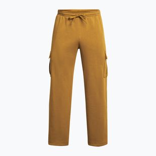 Pánske tréningové nohavice Under Armour Project Rock Icon Fleece žltá okra/silt
