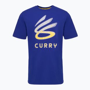 Pánske tričko Under Armour Curry Logo Trend royal/white/taxi