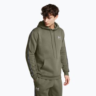 Pánska mikina Under Armour Icon Fleece HD marine green/white