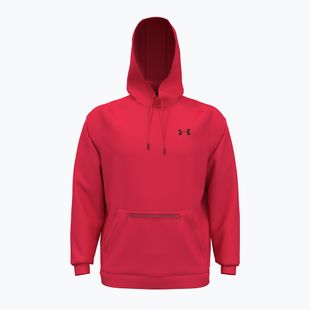 Pánska mikina Under Armour Fleece Pro Kangra HD racer red/black
