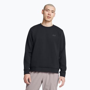 Pánska mikina Under Armour Unstoppable Fleece Crew black/black