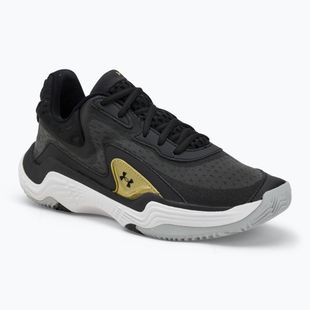 Basketbalové topánky Under Armour Spawn 7 black/metallic gold/black