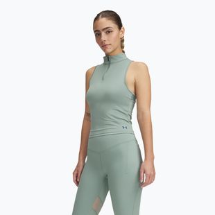 Dámske tréningové tričko Under Armour Vanish Elite Vent Tank silica green/iridescent